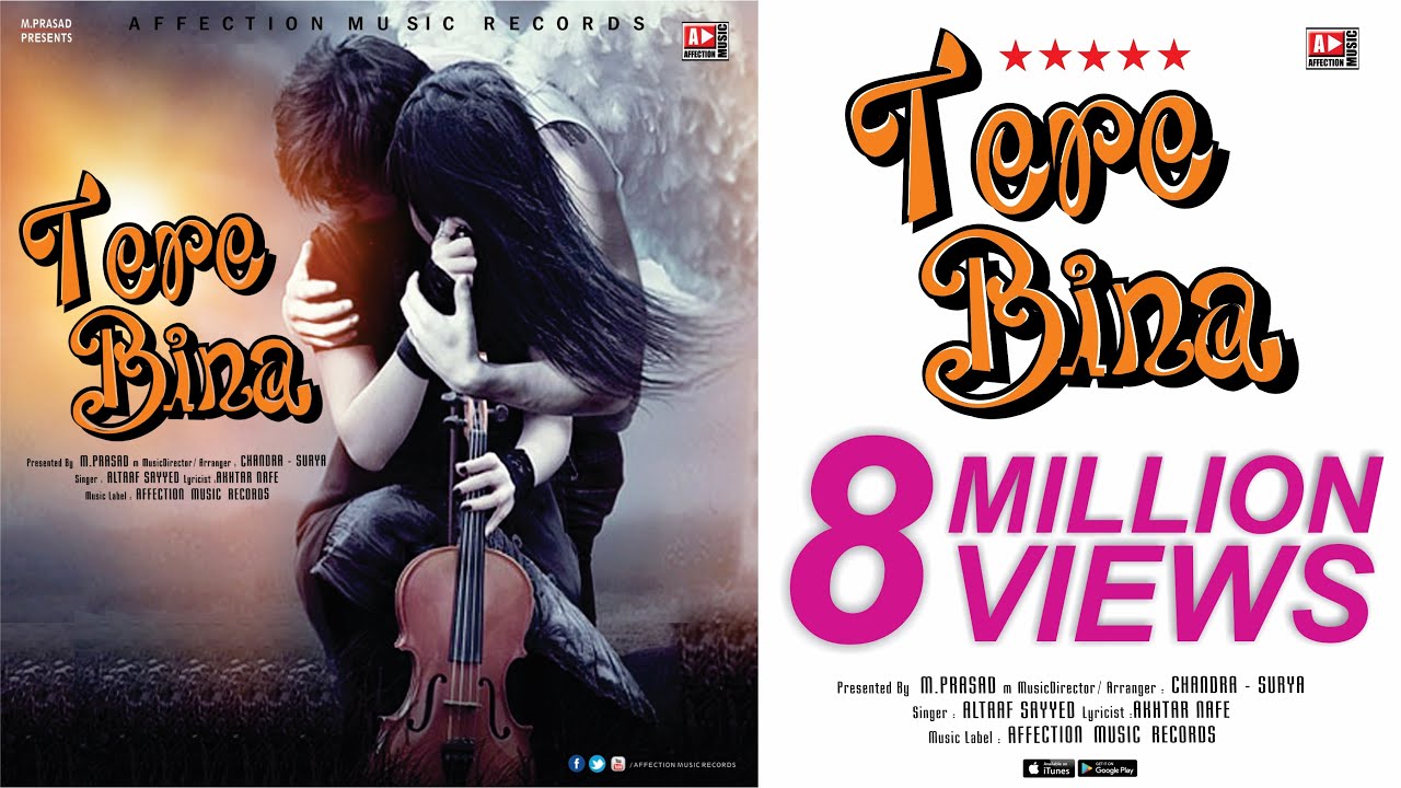 TERE BINA-Itna Mujhe Tu Pyar Na Kar-Altaaf Sayyed & Chandra-Surya Love Song |Affection Music Records