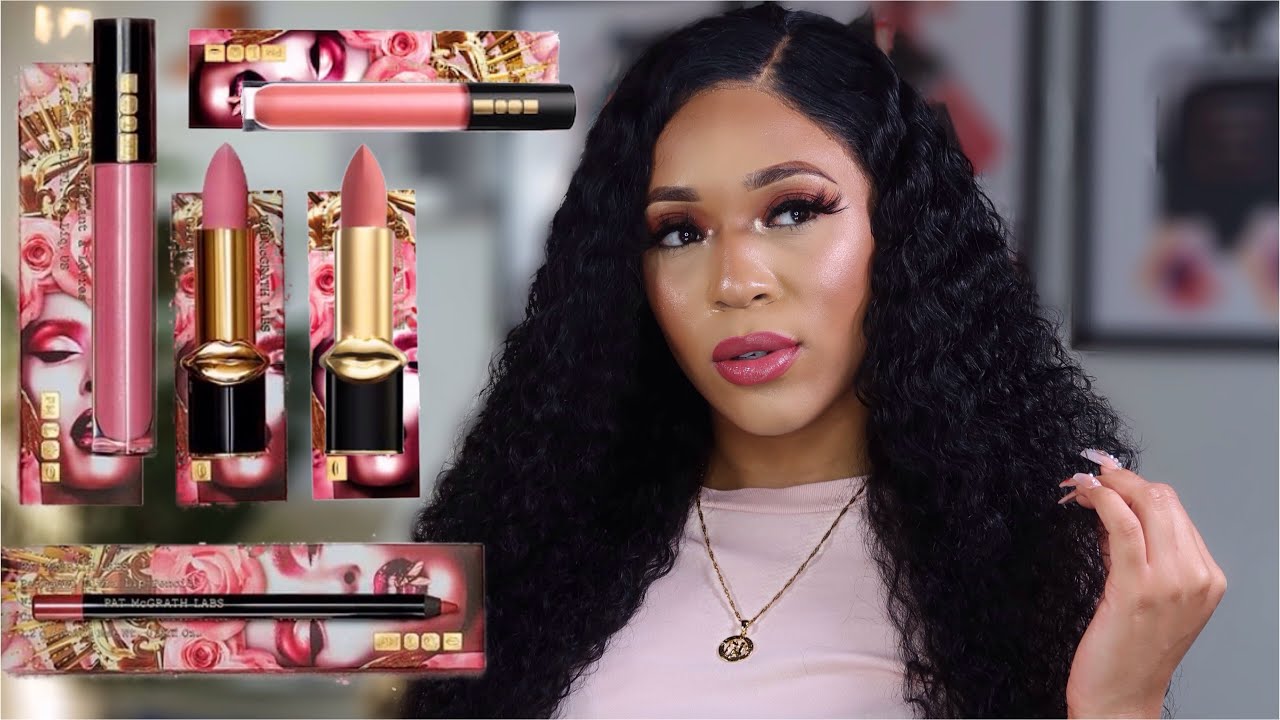 PAT MCGRATH LABS DIVINE ROSE LIP TRIO PEACH & DIVINE ROSE LIP TRIO PINK