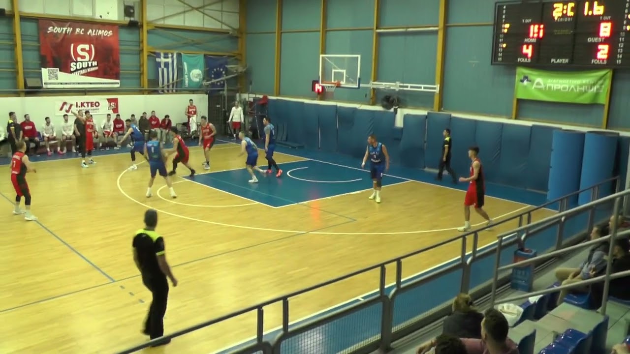 Α ΕΣΚΑΝΑ 24η ΑΓΩΝΙΣΤΙΚΗ ΝΟΤΙΟΙ ΑΛΙΜΟΥ- ΒΑΡΗ 61-52