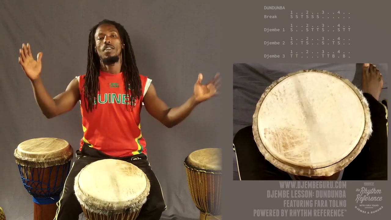 Dundunba Djembe Lesson