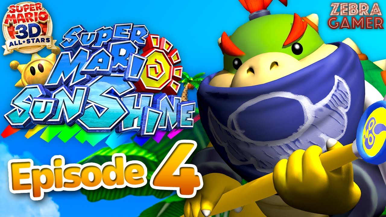 Super Mario Sunshine Gameplay Walkthrough Part 4 - Pinna Park 100%! - Super Mario 3D All-Stars