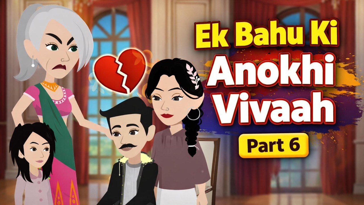 एक बहु की अनोखी विवाह | Part-6 | Saas Vs Bahu | Drama Saas Bahu | Hindi Kahani | Animation Story |