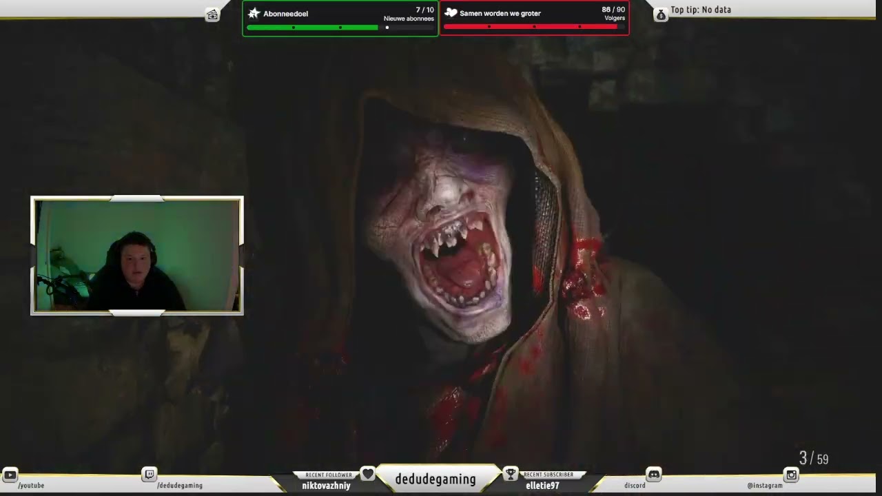 Horror Tuesday RE8 Village | Bij de 100 volgers (dus niet subs) geef ik 5 subs w (Part 8/9)