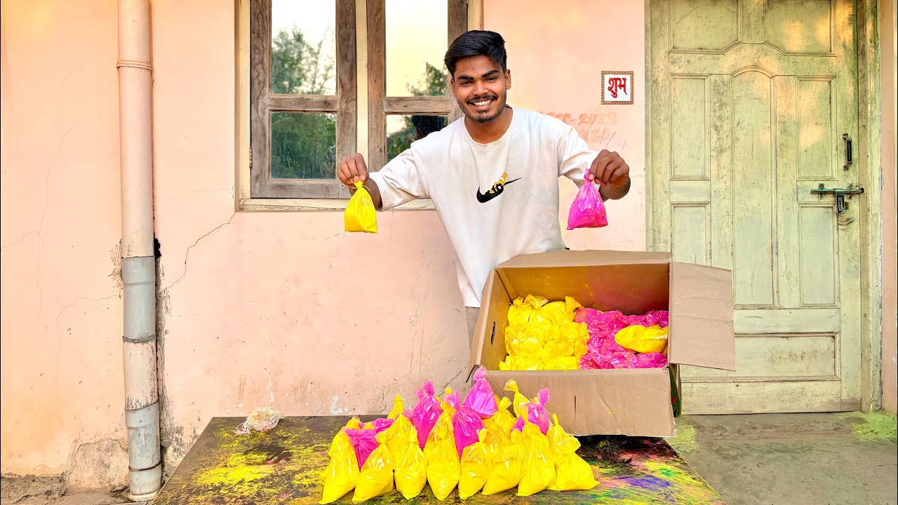 Holi Ki Tyari Shuru!🌈😍