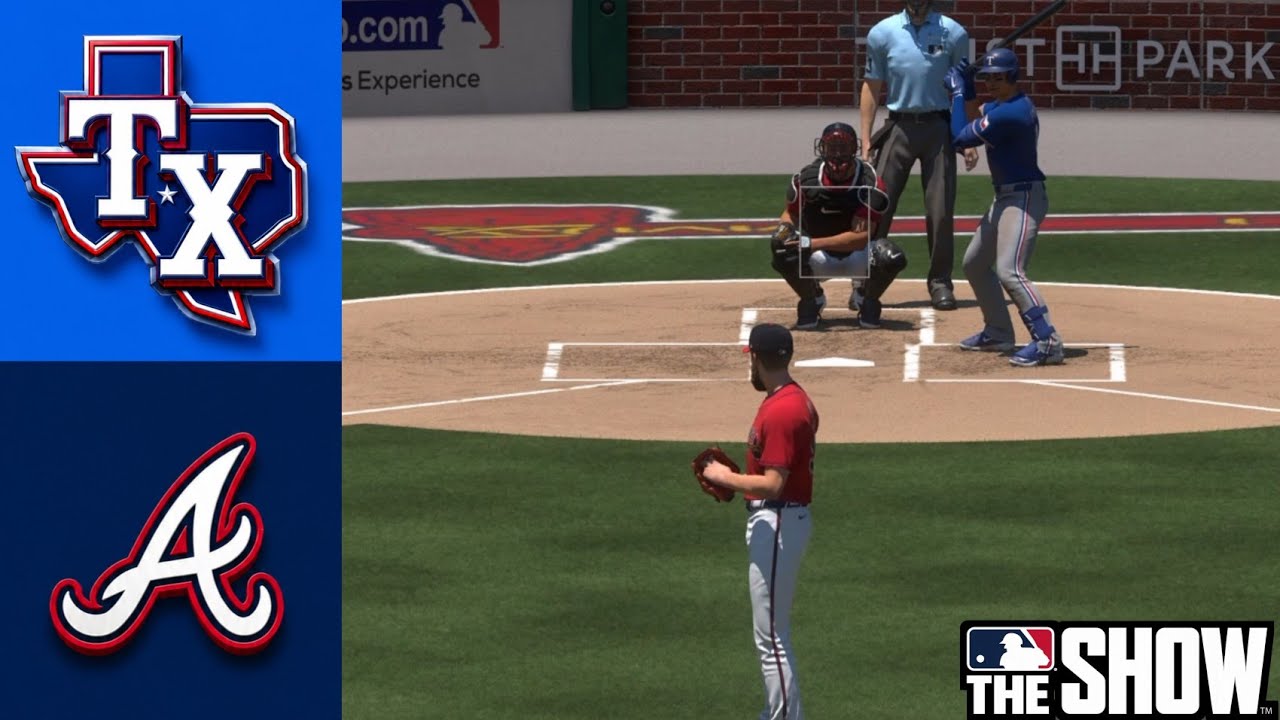 🔴 Ps5 Texas Rangers vs Atlanta Braves GAME 3 SIMULATION | July 19th GAMEPLAY | MLB THE SHOW 26