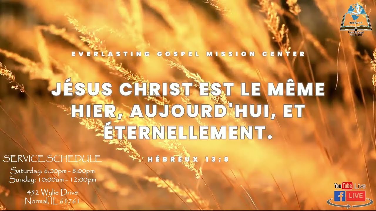 SATURDAY SERVICE OF FEBRUARY 21st, 2026 | BIBLICAL SERMON: Brother Moise NTUMBA