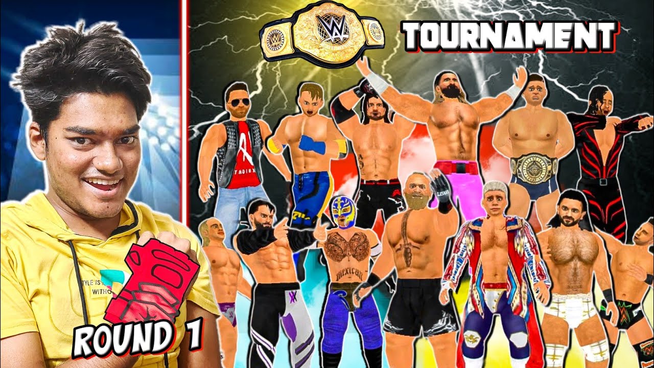 WWE World Heavyweight Championship TOURNAMENT ROUND 1 - WR3D MOD