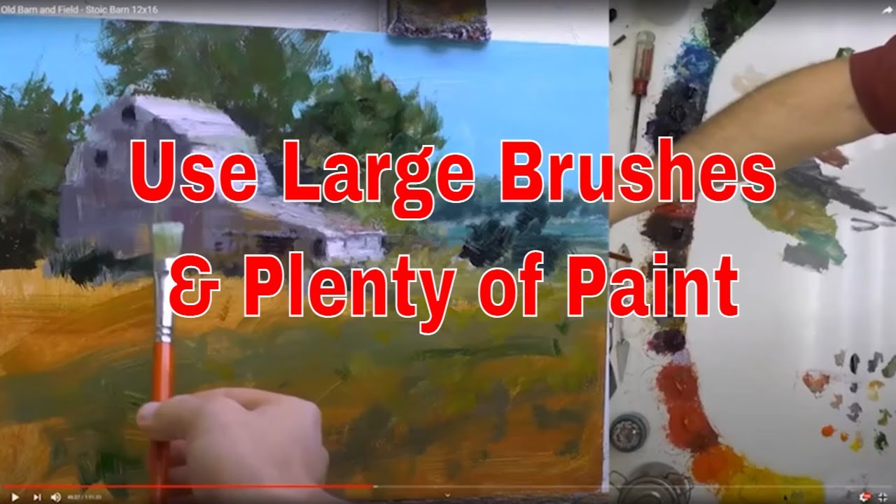 What Makes LARGE BRUSHES the Secret to Stunning Paintings