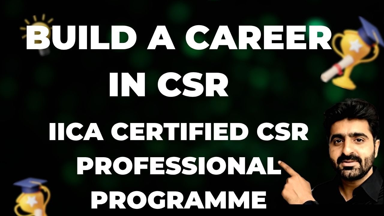 Want a CAREER in CSR with Government of India Certification? Watch This Now