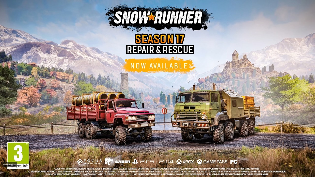 SNOWRUNNER SEASON 17 JUST HIT THE ROAD