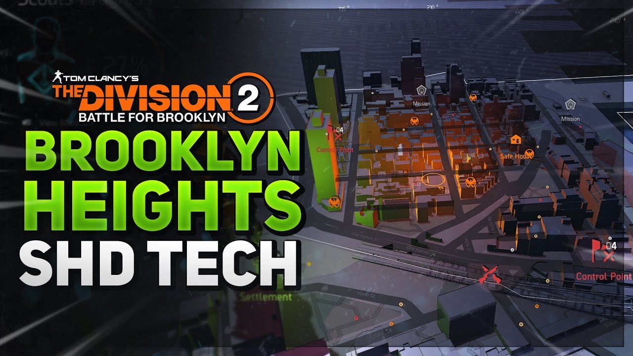 *GOTTA CATCH EM ALL* The Division 2: All 5 SHD Tech Locations in Brooklyn Heights...