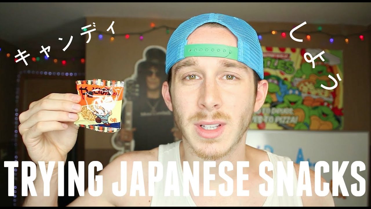 American Tries Japanese Snacks For The First Time!