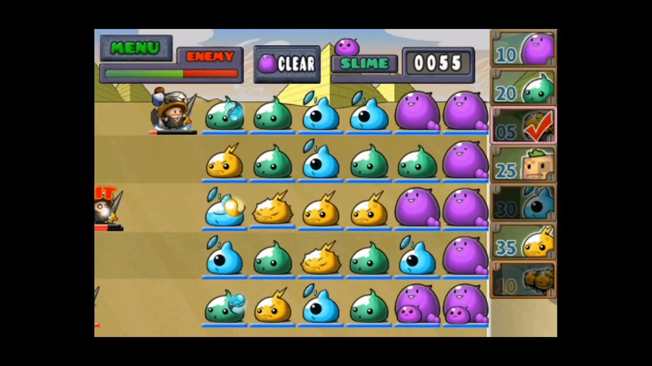 Slime Vs. Mushroom Level 45 (The hard way)