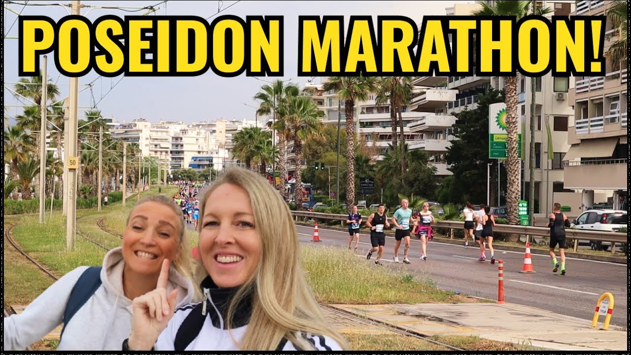 ATHENS VLOG: GREEK MARATHON! | POSEIDON HALF MARATHON || LIVING IN GREECE