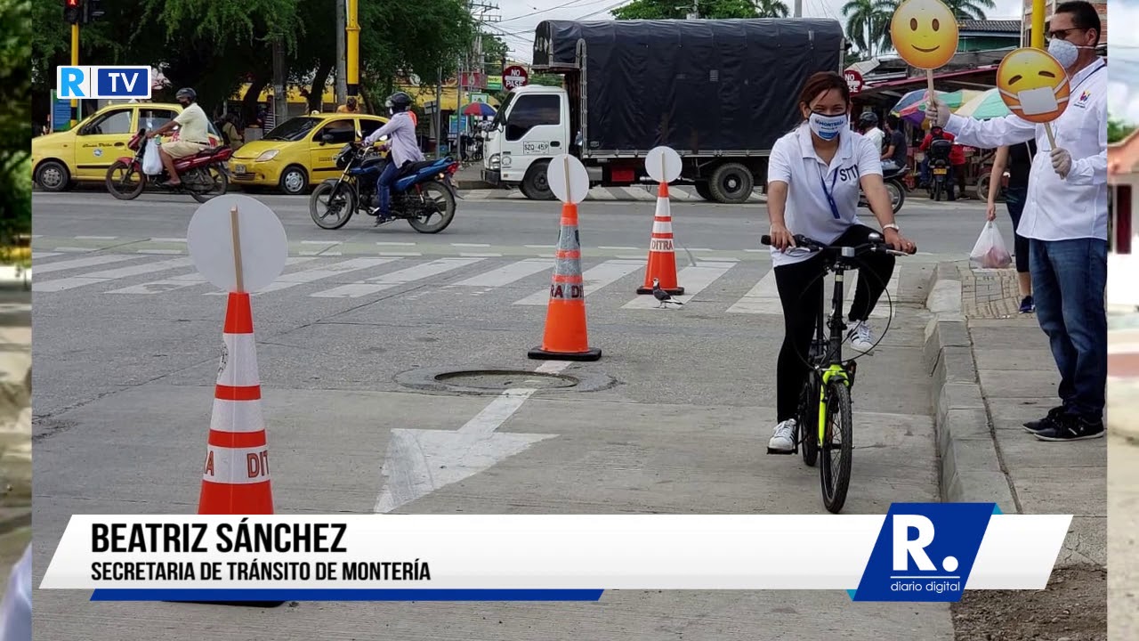 Midieron atracci&oacute;n de viajes en bicicleta en prueba piloto de ciclocarril