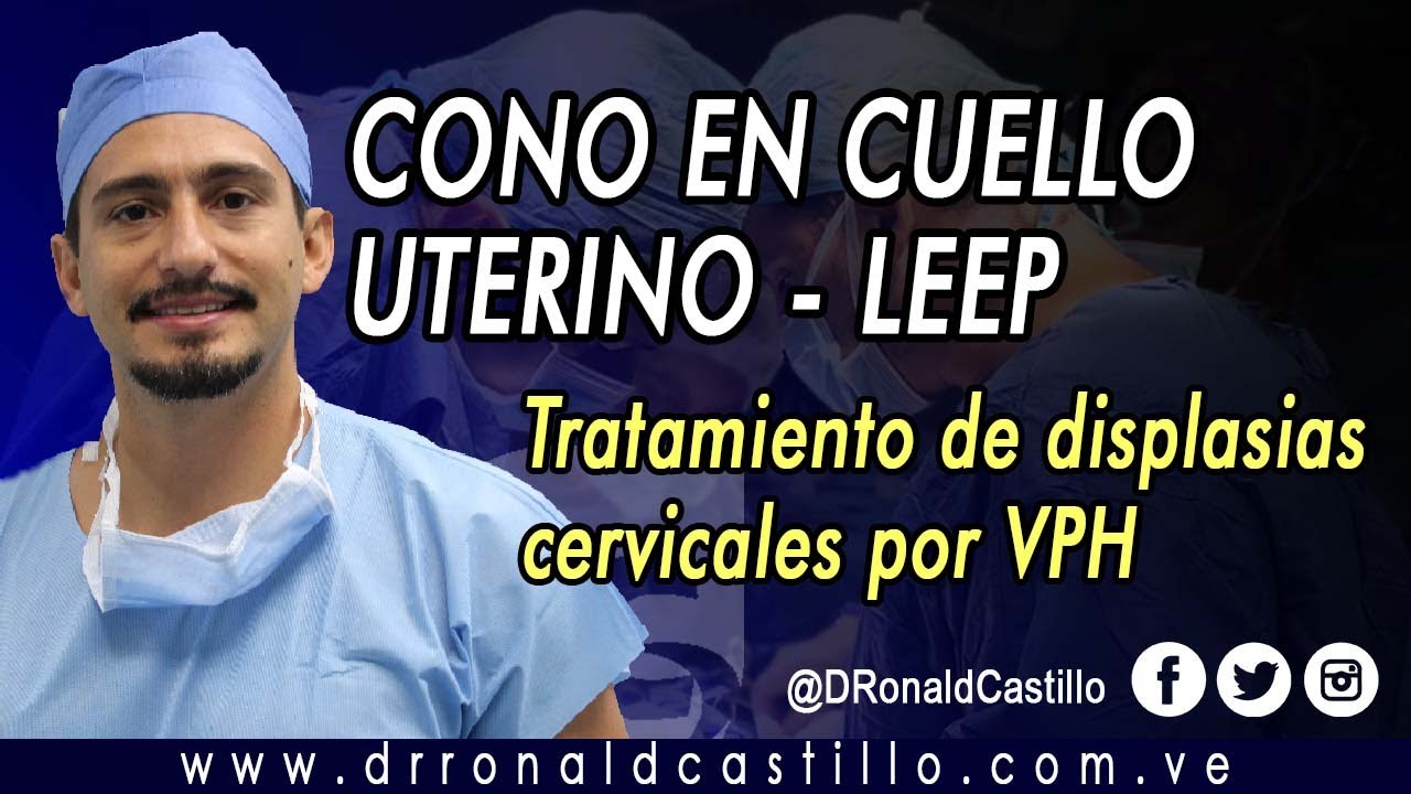 CONIZACIÓN EN CUELLO UTERINO - LEEP. Tratamiento de lesiones y displasia por VPH