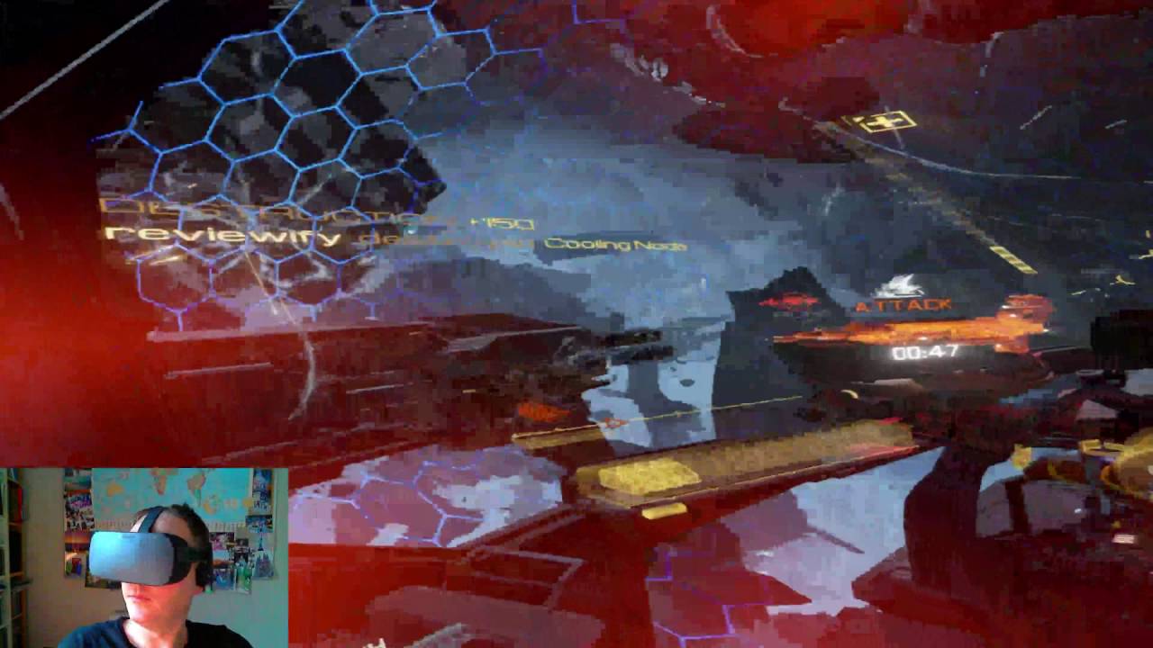 Oculus Rift: Eve Valkyrie Carrier Assault Full Game Play