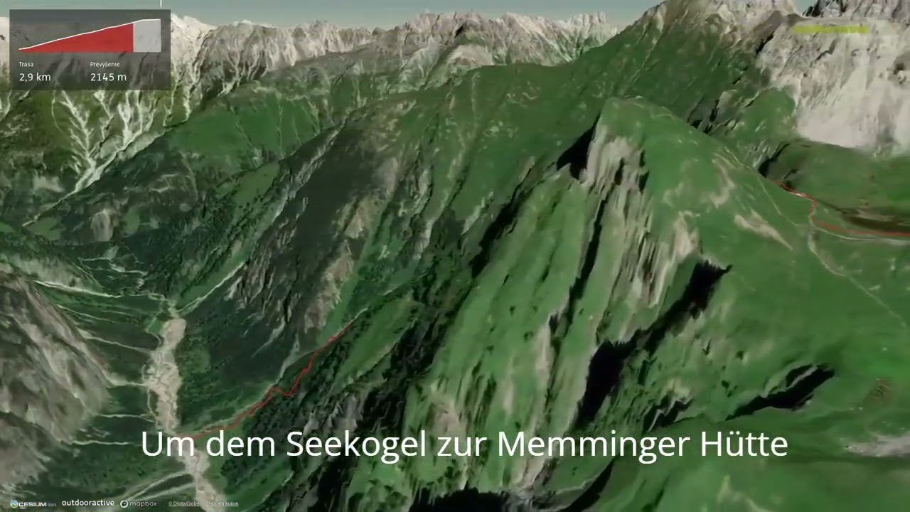 Um dem Seekogel zur Memminger H&uuml;tte ∆ hiking trails ∆ 3d-trail.com/austria/