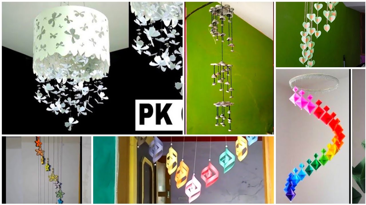 Top 6 roof hanging toran | Diy top room decor ideas,