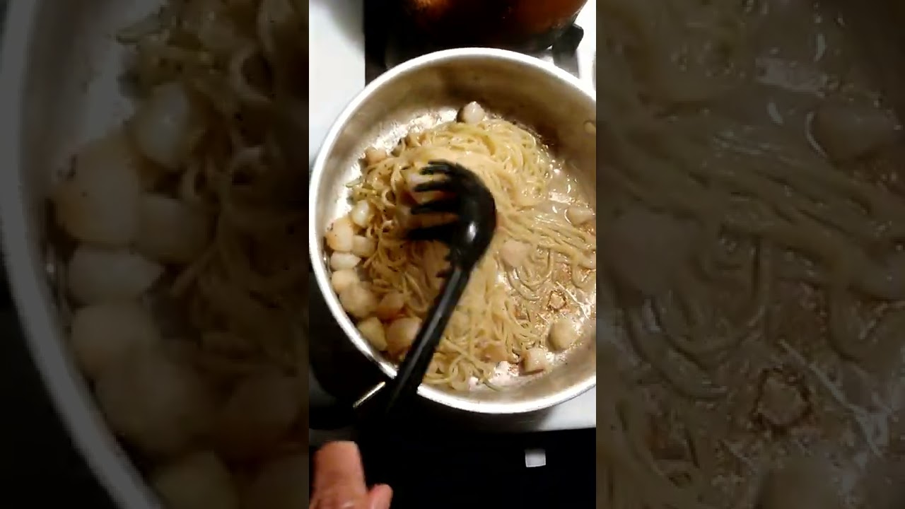 Pasta & Small Scallops!