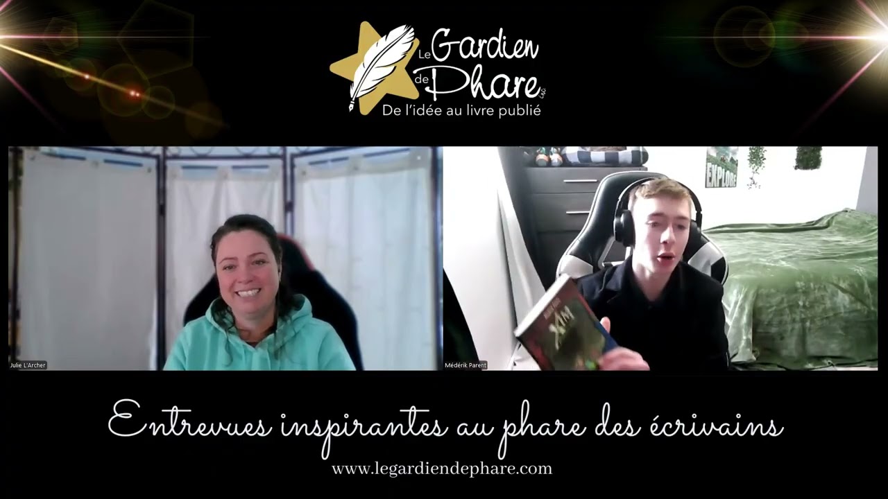 Un auteur de 13 ans qui crée un monde fantastique - Entrevue avec Médérik Parent