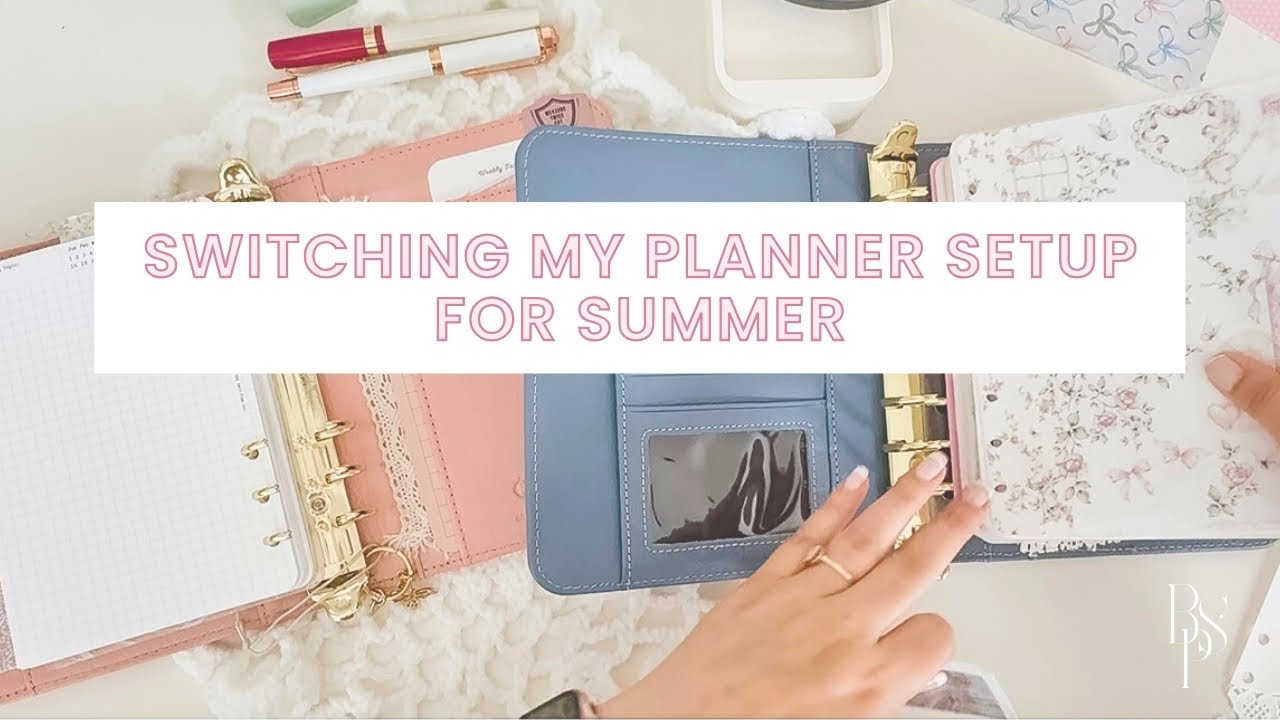 Switching My Planner Setup for Summer | Moving into My Dusty Blue Vintage Aurora