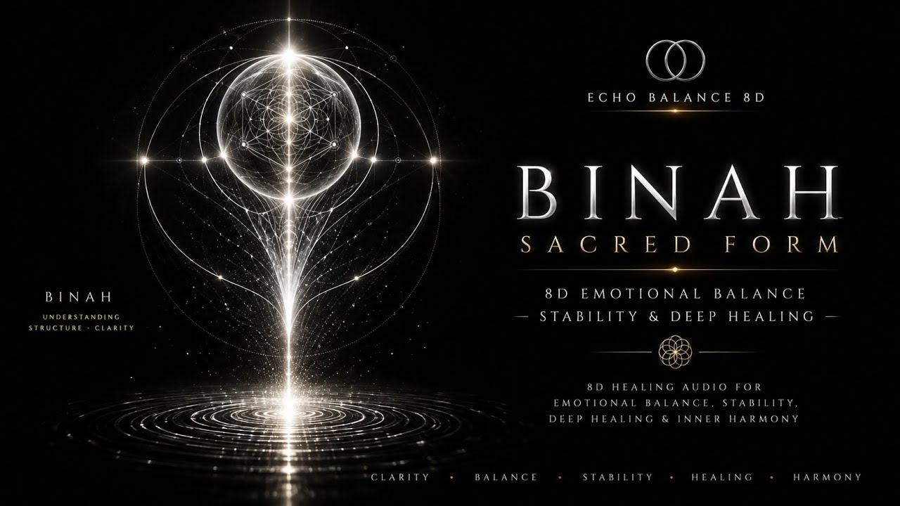 Echo Balance 8D — Binah · Sacred Form | 8D Emotional Balance, Stability & Deep Healing