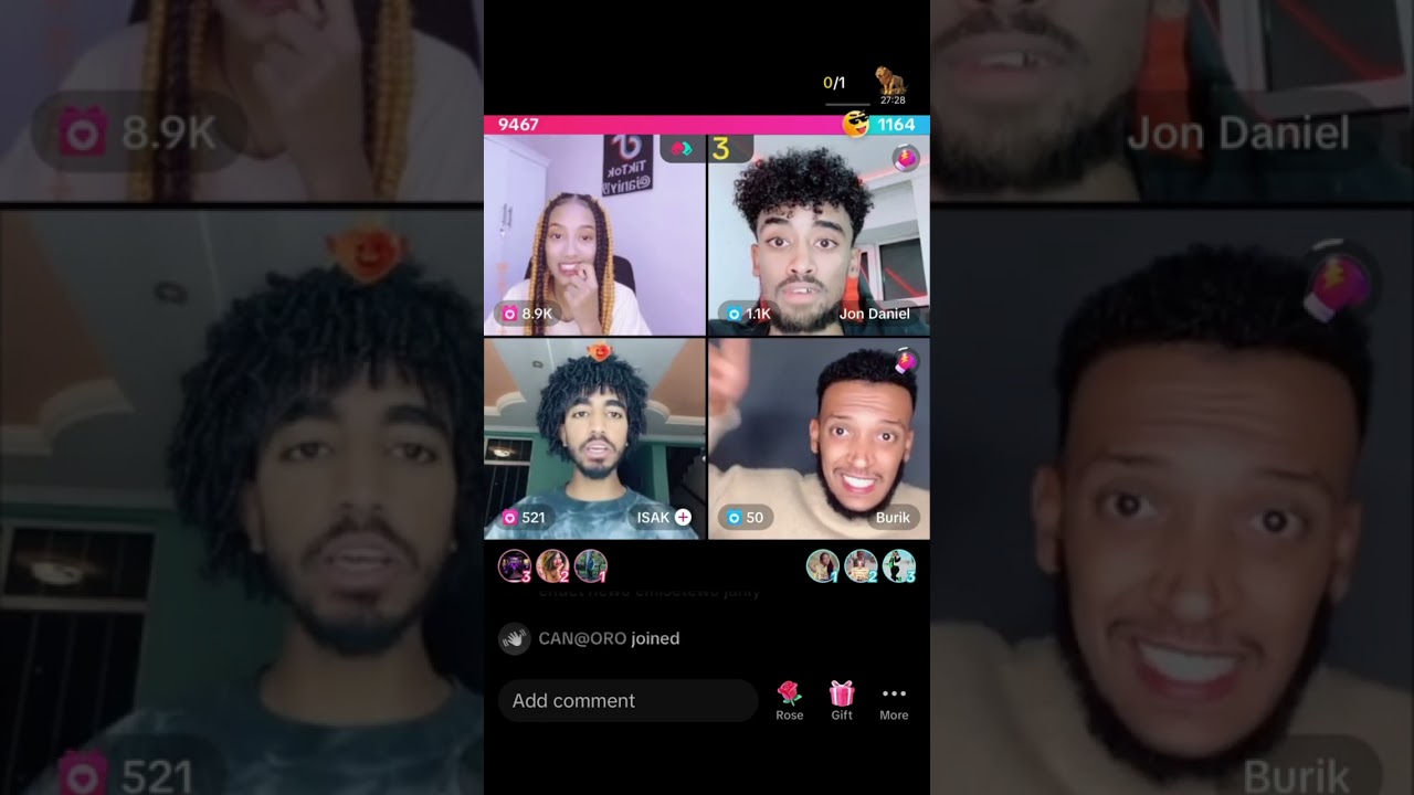 Janiy, jon daniel, isak, burik tiktok live (February 10 part 2)