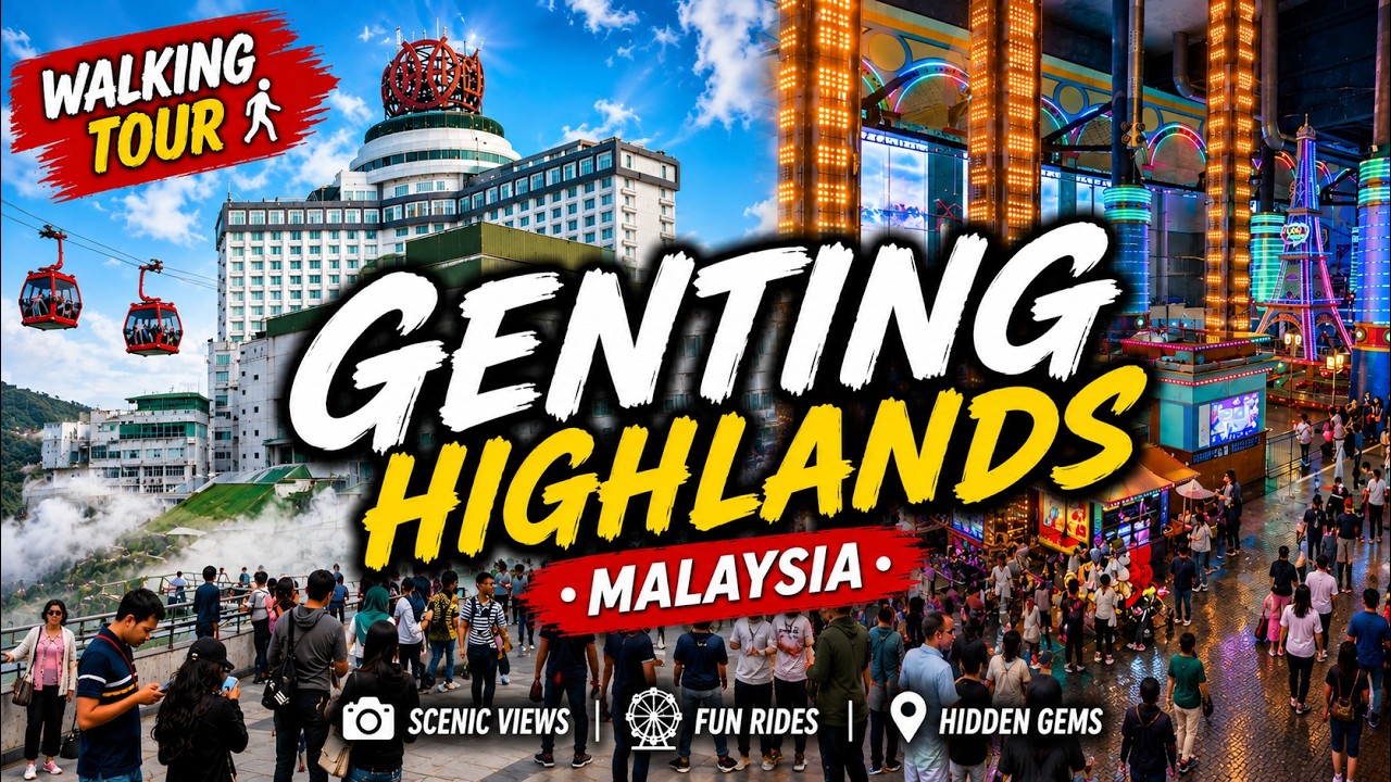 Genting Highlands Walking Tour: A Paradise in the Sky | Pahang, Malaysia | 4K