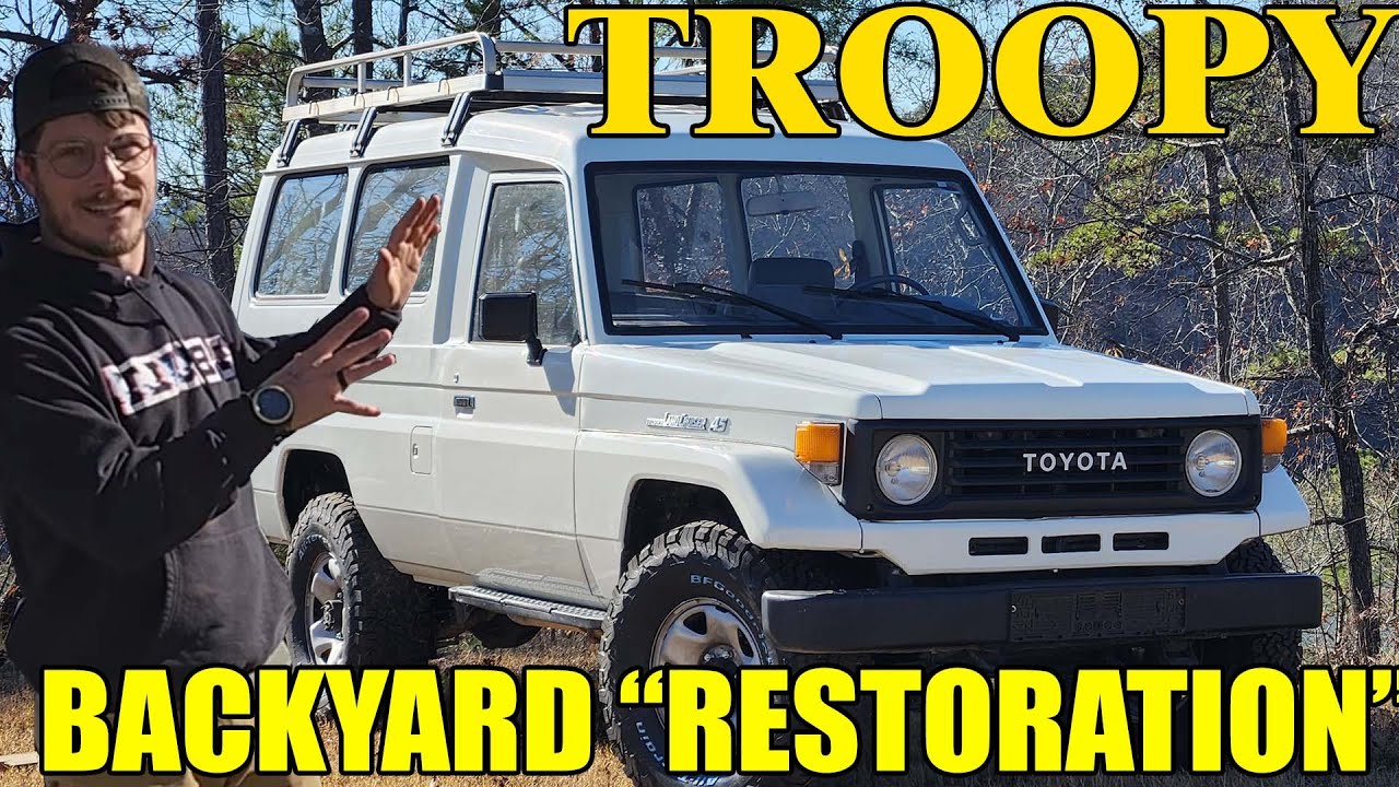 I RESTORED AN ULTRA RARE TROOPY IN MY BACK YARD: Toyota FJ70