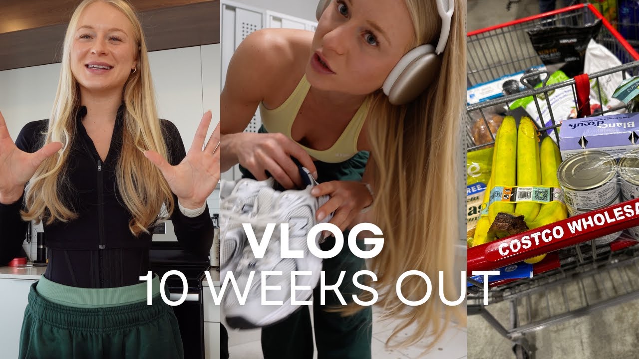 10 WEEKS OUT | meal plan, leg day, moment plus difficile ?