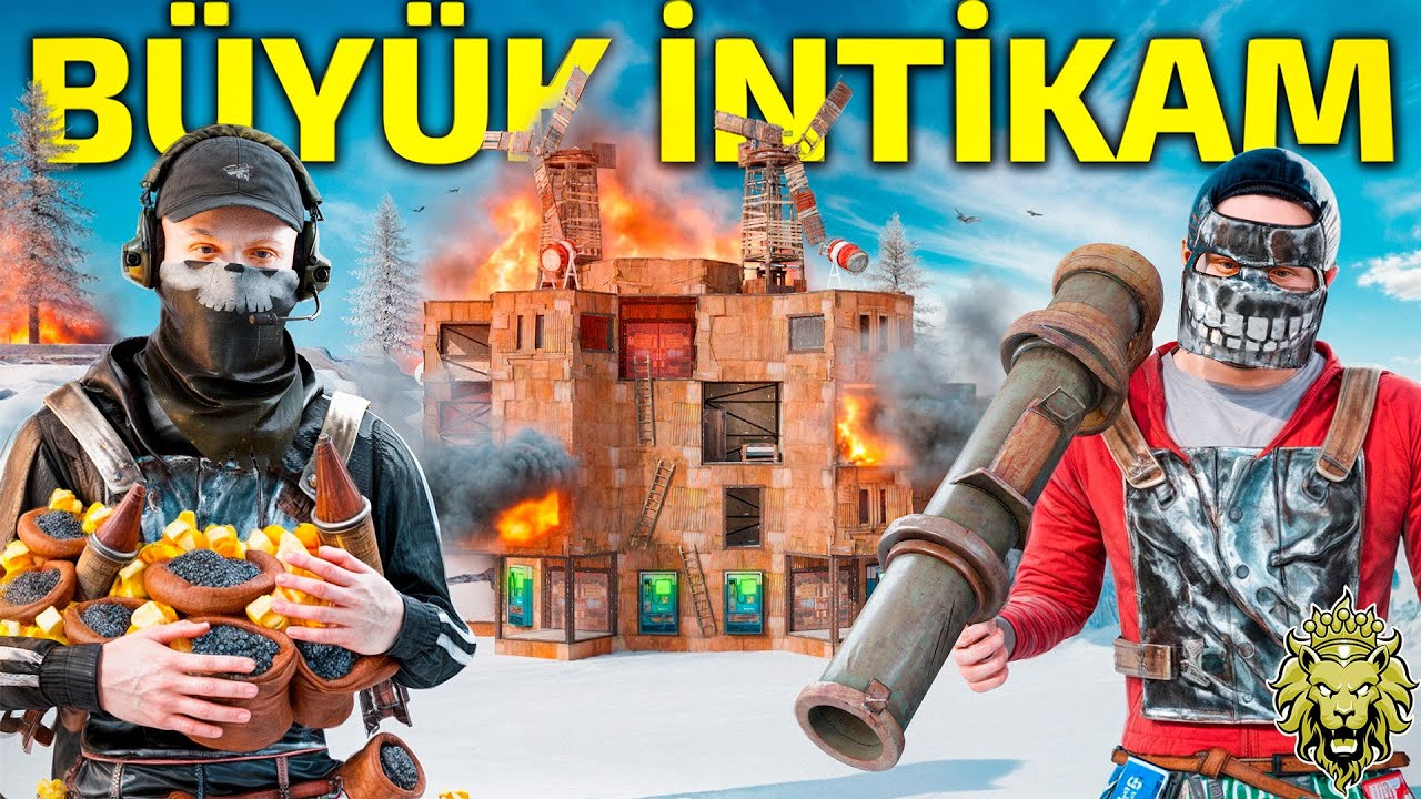 BİZİ RAİDLEYEN KOMŞULARIMIZDAN BÜYÜK İNTİKAM ALDIK!!! (RUST TÜRKÇE)