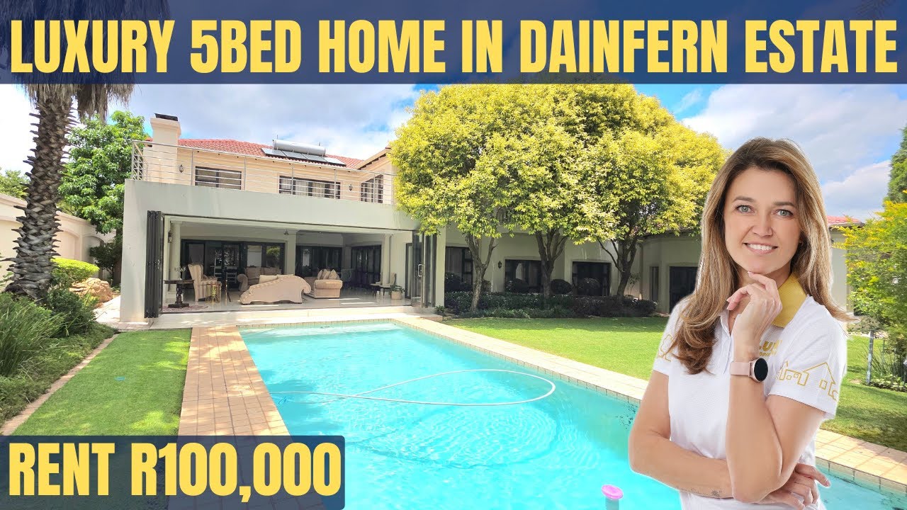 To Let R100,000 | Luxury Fully Furnished 5-Bed Home | Dainfern Golf Estate