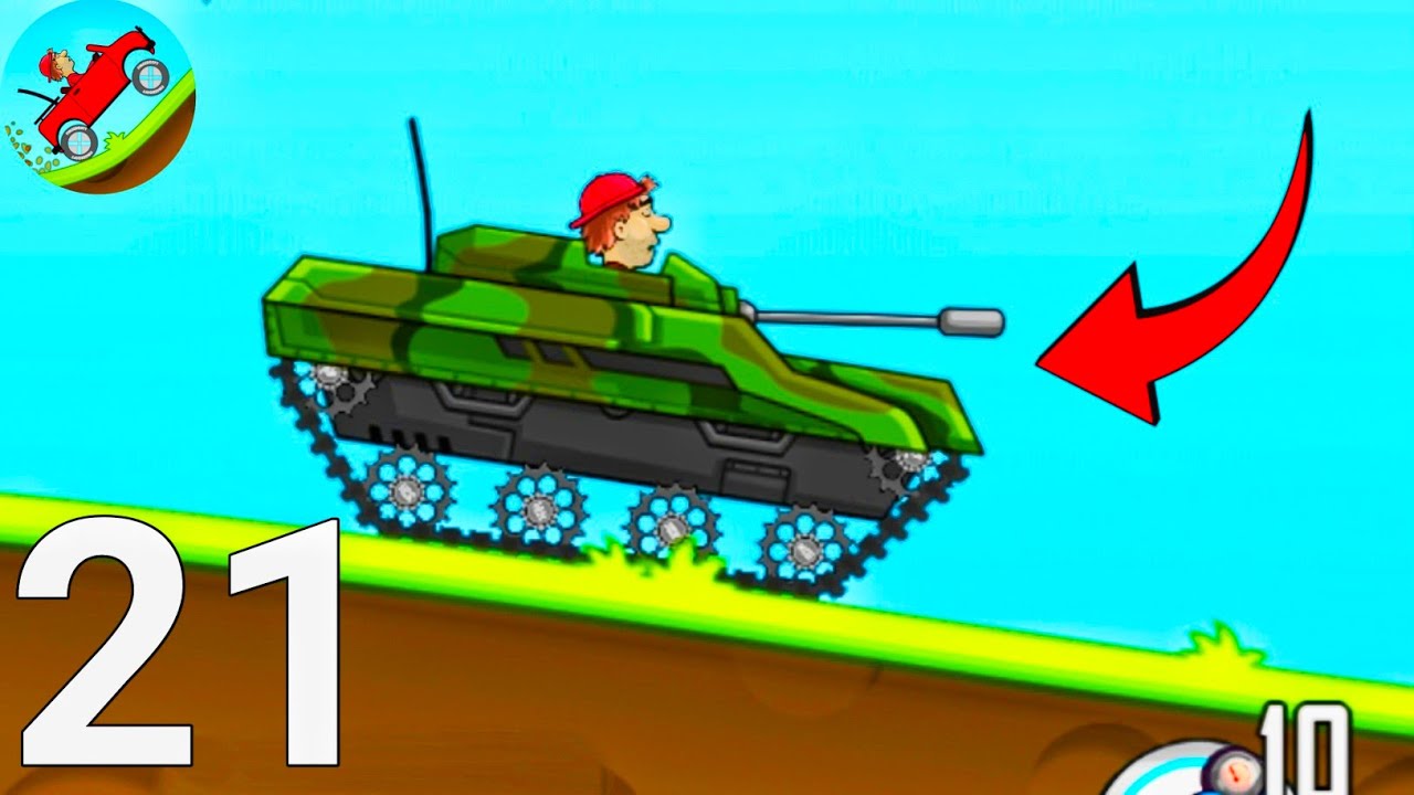 Hill Climb Racing Part 21 | Tank Full Gameplay 🚀 Android/iOS
