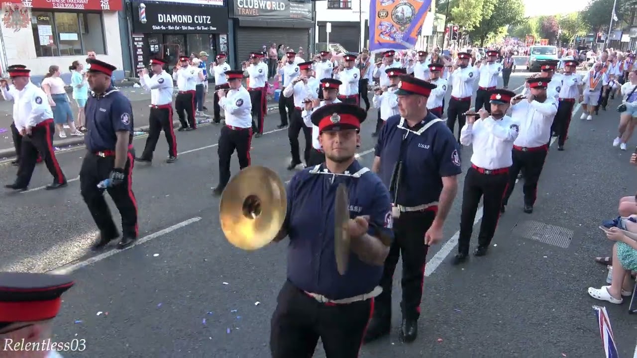 Shankill Protestant Boys @ Belfast 12th Return Route ~ 12/07/25 (4K)