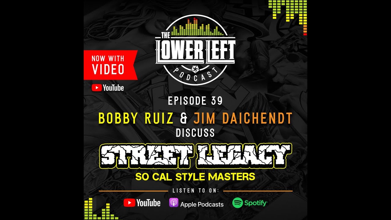 Street Legacy Art Exhibition Discussion with Bobby Ruiz & Jim Daichendt - The Lower Left Podcast