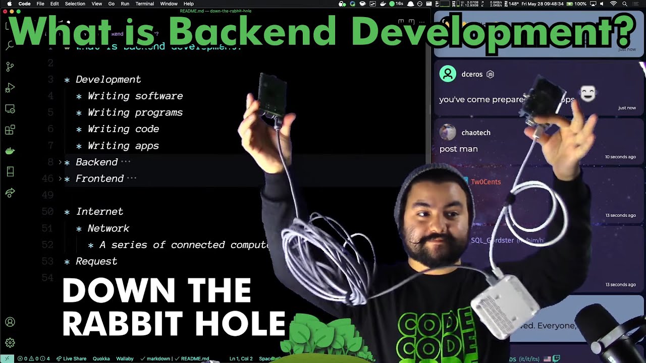 What is Backend Development? 🕳🐇 DOWN THE RABBIT HOLE