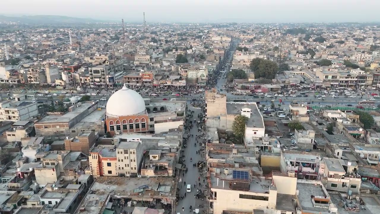 Drone video of Muftian Dina Pakistan 