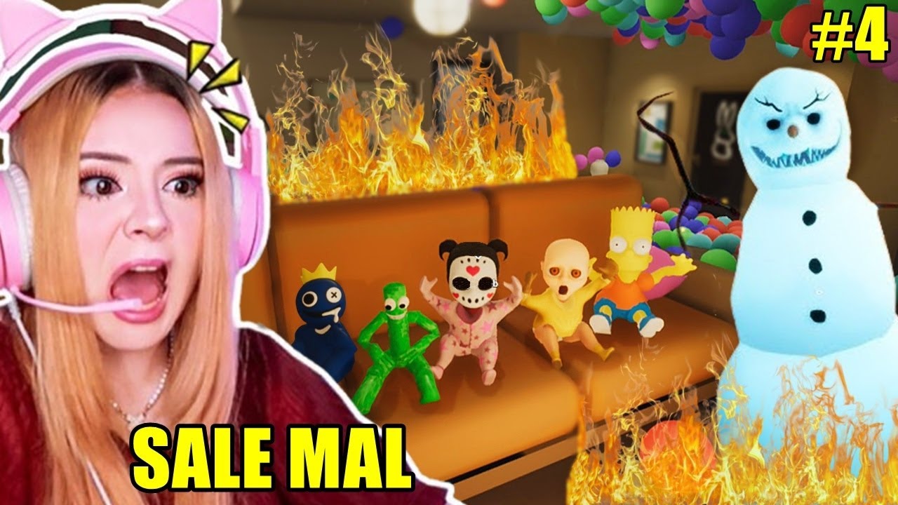 NUEVA FIESTA DE CUMPLEAÑOS DEL BEBÉ DEMONIO 🍰🎁 En The Baby In Yellow | Criss Huera