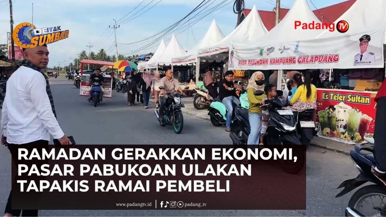 Pasar Pabukoan Padang Pariaman Jadi Motor Ekonomi Selama Ramadan