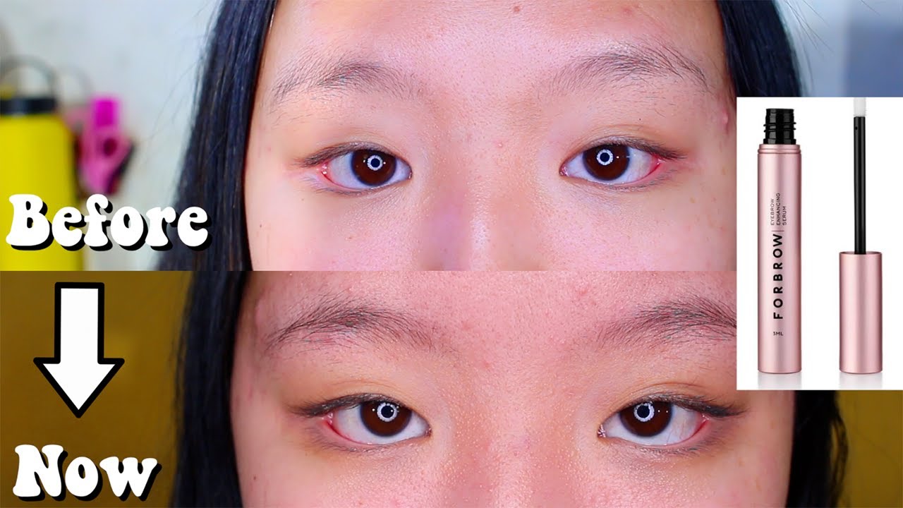 I tried growing my eyelashes and eyebrows with serum?! // Is It Worth It?