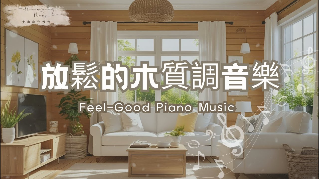 Feel-Good Piano Music 🎹&nbsp; 放鬆的木質調音樂 🎶&nbsp;療癒背景音樂BGM/閱讀/放鬆｜宇宙寵兒慢帝