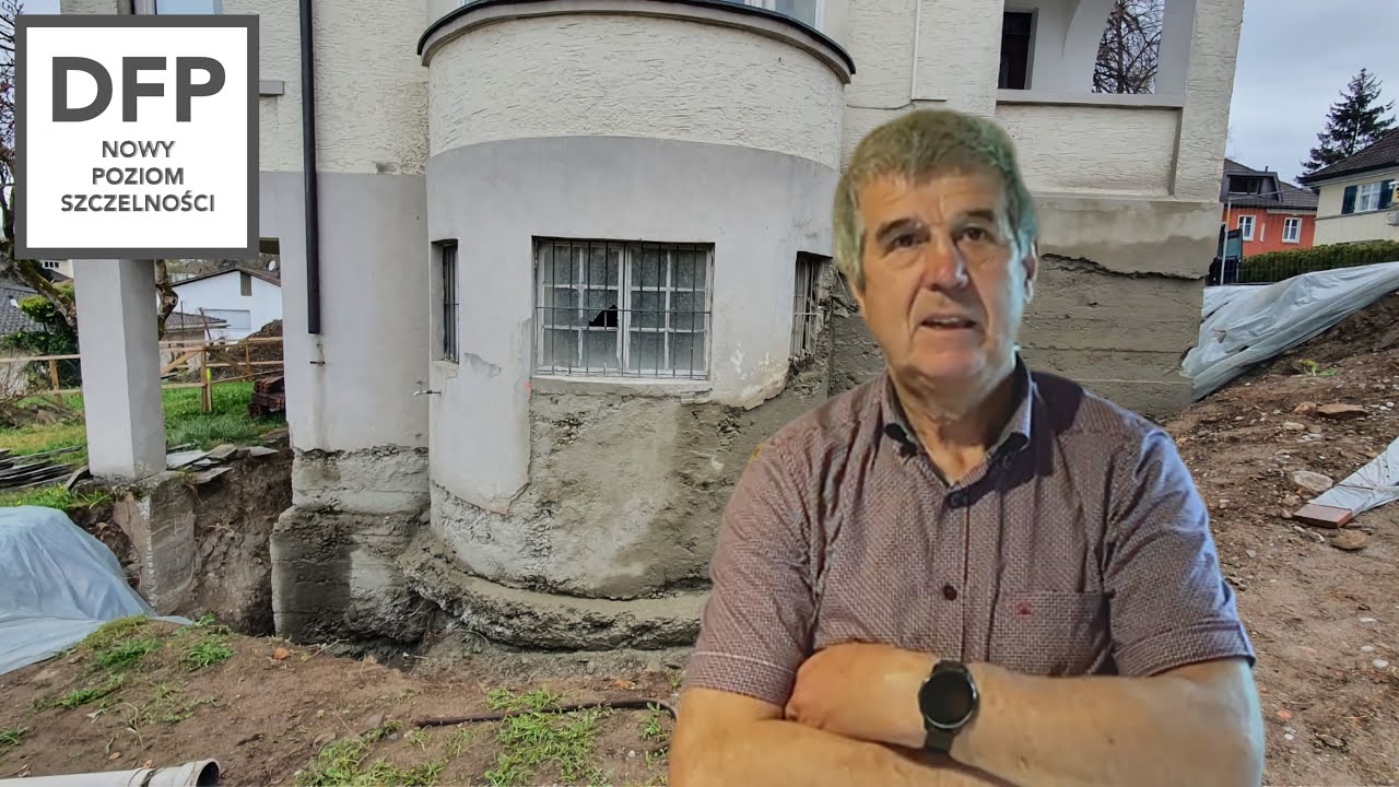 Hydroizolacja mineralna i wzmocnienie ścianek fundamentowych