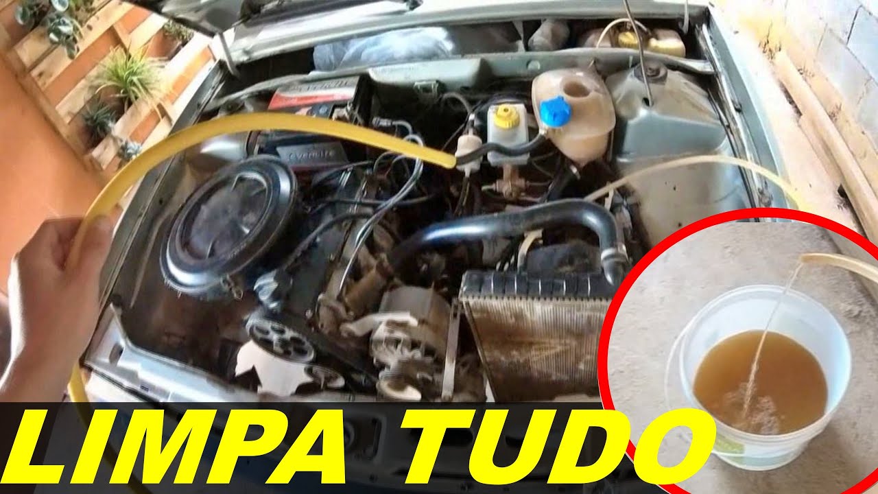 como limpar o radiador do gol quadrado