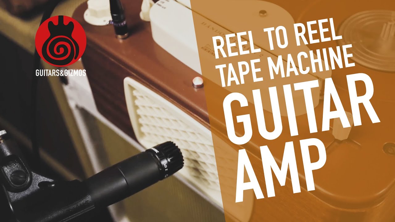 1950's Tandberg TB2 reel to reel tape machine as guitar tube amp. Great tone for studio recordings.