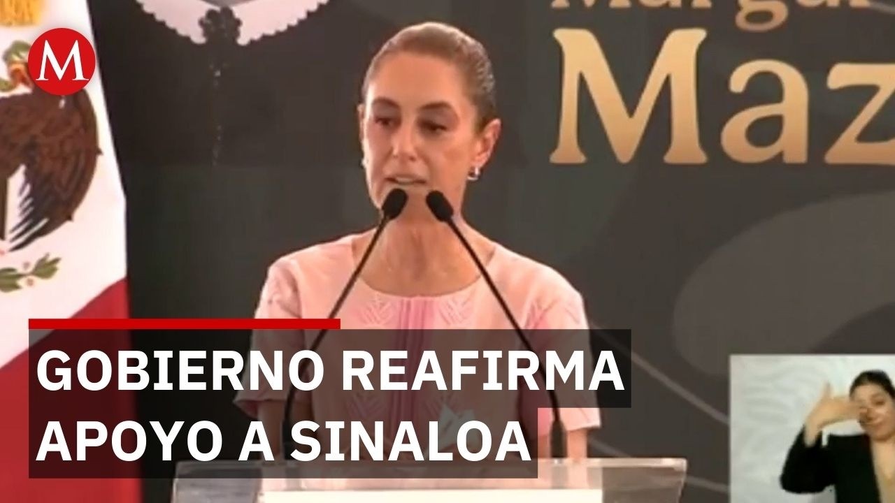 Claudia Sheinbaum visita Sinaloa y reafirma apoyo federal frente a la violencia