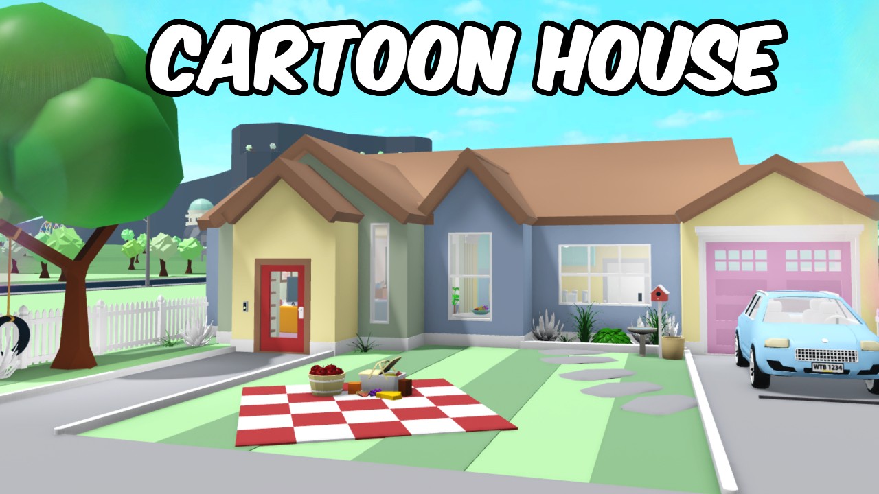BUILDING A CARTOON HOUSE IN BLOXBURG