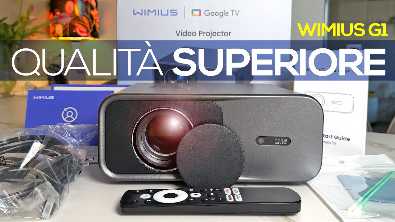 “WIMIUS G1 Recensione 🔥 Il Miglior Proiettore Smart 4K con Google TV del 2025?”