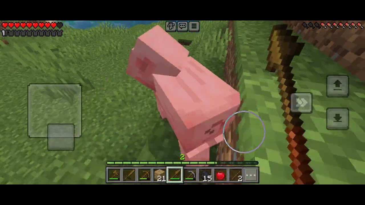 Jugando minecraft (sale mal) 