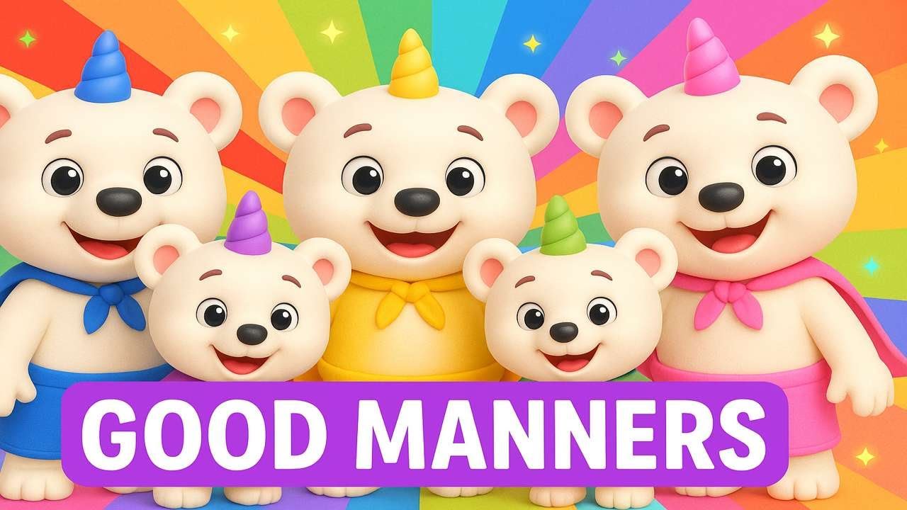 ⭐🐻 How Good Manners Make School Fun With The Polar Bear Tots